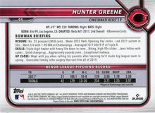 Load image into Gallery viewer, 2022 Bowman Chrome Hunter Greene RC #95 Cincinnati Reds

