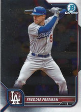 Load image into Gallery viewer, 2022 Bowman Chrome Freddie Freeman #100 Los Angeles Dodgers
