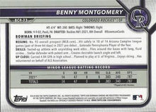 Load image into Gallery viewer, 2022 Topps Bowman Chrome Prospects Mojo Refractor Benny Montgomery BCP-73
