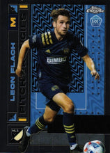 Load image into Gallery viewer, 2022 Topps Chrome MLS Refractor #59 Leon Flach RC Philadelphia Union
