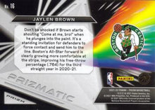 Load image into Gallery viewer, 2021-22 Prizm Basketball Jaylen Brown #16 &quot;Prismatic&quot; Boston Celtics SP Disco

