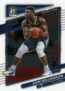 2021-22 Panini Donruss Optic Zion Williamson #95 New Orleans Pelicans