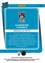 Load image into Gallery viewer, 2021-22 Panini Donruss Optic Rated Rookies Cameron Thomas #153 Brooklyn Nets
