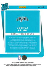 Load image into Gallery viewer, 2021-22 Panini Donruss Optic Rated Rookies Joshua Primo #162 San Antonio Spurs
