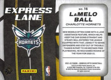 Load image into Gallery viewer, 2021-22 Panini Donruss Express Lane Checklist Charlotte Hornets LaMelo Ball Express Lane Checklist
