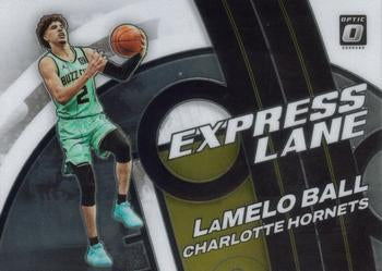 2021-22 Panini Donruss Express Lane Checklist Charlotte Hornets LaMelo Ball Express Lane Checklist