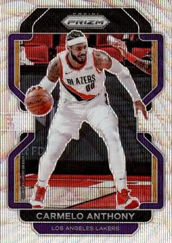 2021-22 Panini Silver Wave Prizm Carmelo Anthony 11 Los Angeles Lakers