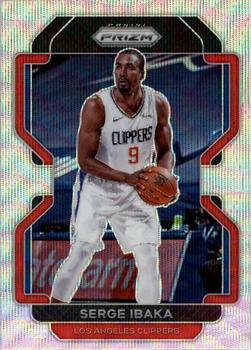 2021-22 Panini Silver Wave Prizm Serge Ibaka 18 Los Angeles Clippers