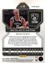 Load image into Gallery viewer, 2021-22 Panini Silver Wave Prizm Nicolas Claxton 38 Brooklyn Nets
