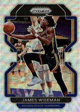 Load image into Gallery viewer, 2021-22 Panini Silver Wave Prizm James Wiseman 61 Golden State Warriors
