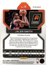 Load image into Gallery viewer, 2021-22 Panini Silver Wave Prizm Jalen Smith 110 Phoenix Suns
