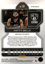 Load image into Gallery viewer, 2021-22 Panini Silver Prizm Patty Mills 151 Brooklyn Nets
