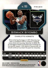 Load image into Gallery viewer, 2021-22 Panini Silver Prizm Bismack Biyombo 195 Charlotte Hornets
