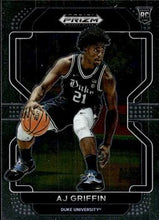 Load image into Gallery viewer, 2022 Panini Prizm Draft Pick AJ Griffin Rookie #56 Duke Blue Devils
