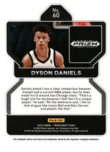 Load image into Gallery viewer, 2022 Panini Prizm Draft Pick Dyson Daniels Rookie #60 NBA G League
