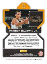 Load image into Gallery viewer, 2022 Panini Prizm Draft Pick Patrick Baldwin Jr. Rookie #69 Wisconsin-Milwaukee Panthers
