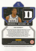 Load image into Gallery viewer, 2022 Panini Prizm Draft Pick Wendell Moore Jr. Rookie #76 Duke Blue Devils
