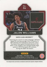 Load image into Gallery viewer, 2022 Panini Prizm Draft Pick Jalen Williams Rookie #84 Santa Clara
