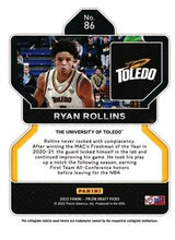 Load image into Gallery viewer, 2022 Panini Prizm Draft Pick Ryan Rollins Rookie #86 Toledo Rockets
