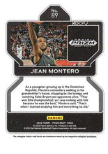 Load image into Gallery viewer, 2022 Panini Prizm Draft Pick Jean Montero Rookie #89 Overtime Elite

