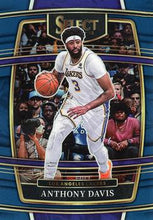 Load image into Gallery viewer, 2021-22 Panini Select Anthony Davis Blue Prizm #39 Los Angeles Lakers
