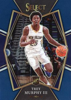 2021-22 Panini Select Trey Murphy III Rookies Blue Prizm 151 New Orleans Pelicans