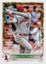 Load image into Gallery viewer, 2022 Topps Holiday Shohei Ohtani Image Variation SP Santa Angels HW100
