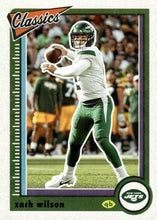Load image into Gallery viewer, 2022 Panini Classic Silver Prizm Zach Wilson #75 New York Jets
