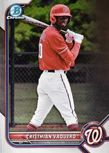 Load image into Gallery viewer, 2022 Bowman Chrome Refractor &amp; Sapphire Baseball Cards #BCD1-195
