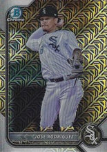 Load image into Gallery viewer, 2022 Bowman Chrome Prospects Jose Rodriguez Mojo Refractors #BCP-185 Chicago White Sox
