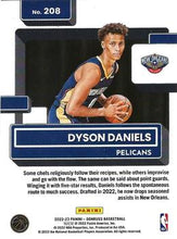 Load image into Gallery viewer, 2022-23 Panini Donruss Dyson Daniels Rookie 208 New Orleans Pelicans
