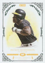 Load image into Gallery viewer, 2022 Onyx Vintage Extended #OVRH Rickey Henderson - Oakland Athletics
