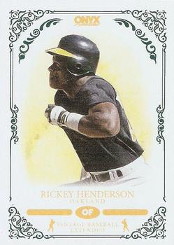 2022 Onyx Vintage Extended #OVRH Rickey Henderson - Oakland Athletics