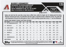 Load image into Gallery viewer, 2023 Topps Holo Refractor Buddy Kennedy Rookie #135 Arizona Diamondbacks
