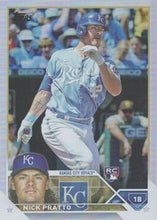 Load image into Gallery viewer, 2023 Topps Holo Refractor Nick Pratto Rookie #182 Kansas City Royals
