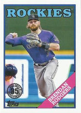Load image into Gallery viewer, 2023 Topps 1988 Topps Baseball Brendan Rodgers #T88-40 Colorado Rockies
