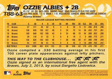 Load image into Gallery viewer, 2023 Topps 1988 Topps Baseball Ozzie Albies #T88-63 Atlanta Braves

