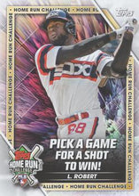 Load image into Gallery viewer, 2023 Topps Homerun Challenge Code Card Luis Robert #HRC-25 Chicago White Sox
