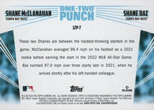 Load image into Gallery viewer, 2023 Topps One Two Punch Shane McClanahan #12P-7 Tampa Bay Rays
