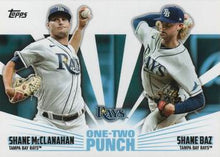 Load image into Gallery viewer, 2023 Topps One Two Punch Shane McClanahan #12P-7 Tampa Bay Rays
