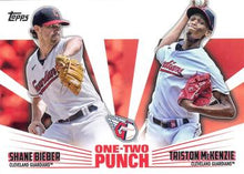 Load image into Gallery viewer, 2023 Topps One Two Punch Shane Bieber #12P-13 Cleveland Guardians
