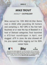 Load image into Gallery viewer, 2023 Topps Stars of MLB Mike Trout #SMLB-2 Angels
