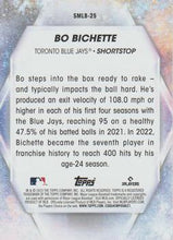 Load image into Gallery viewer, 2023 Topps Stars of MLB Bo Bichette #SMLB-25 Toronto Blue Jays
