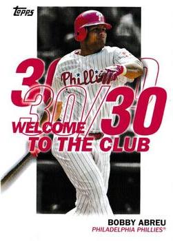 2023 Topps Welcome to The Club Bobby Abreu #WC-24 Philadelphia Phillies