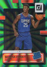 Load image into Gallery viewer, 2022-23 Panini Donruss Moussa Diabate Green Refractor 237 Los Angeles Clippers
