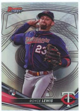 Load image into Gallery viewer, 2022 Bowman&#39;s Best Refractor Royce Lewis Rookie #65 Minnesota Twins
