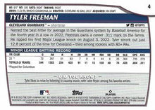 Load image into Gallery viewer, 2023 Topps Big League Tyler Freeman Rookie #4 Cleveland Guardians
