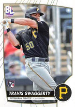 Load image into Gallery viewer, 2023 Topps Big League Travis Swaggerty Rookie #14 Pittsburgh Pirates
