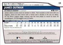 Load image into Gallery viewer, 2023 Topps Big League James Outman Rookie #18 Los Angeles Dodgers
