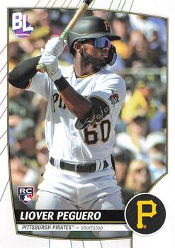 2023 Topps Big League Liover Peguero Rookie #21 Pittsburgh Pirates